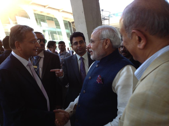 With India's PM Modi