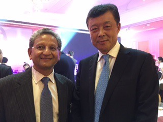 With Chinese Ambassador Liu Xiaoming